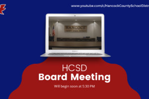 HCSD Board Meeting Begins Soon